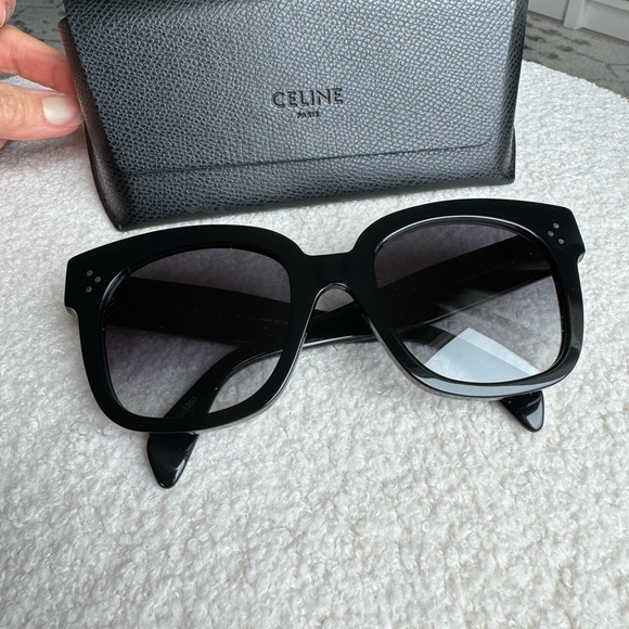 Celine 54mm Square Cat Eye Sunglasses - Picture 4 of 9